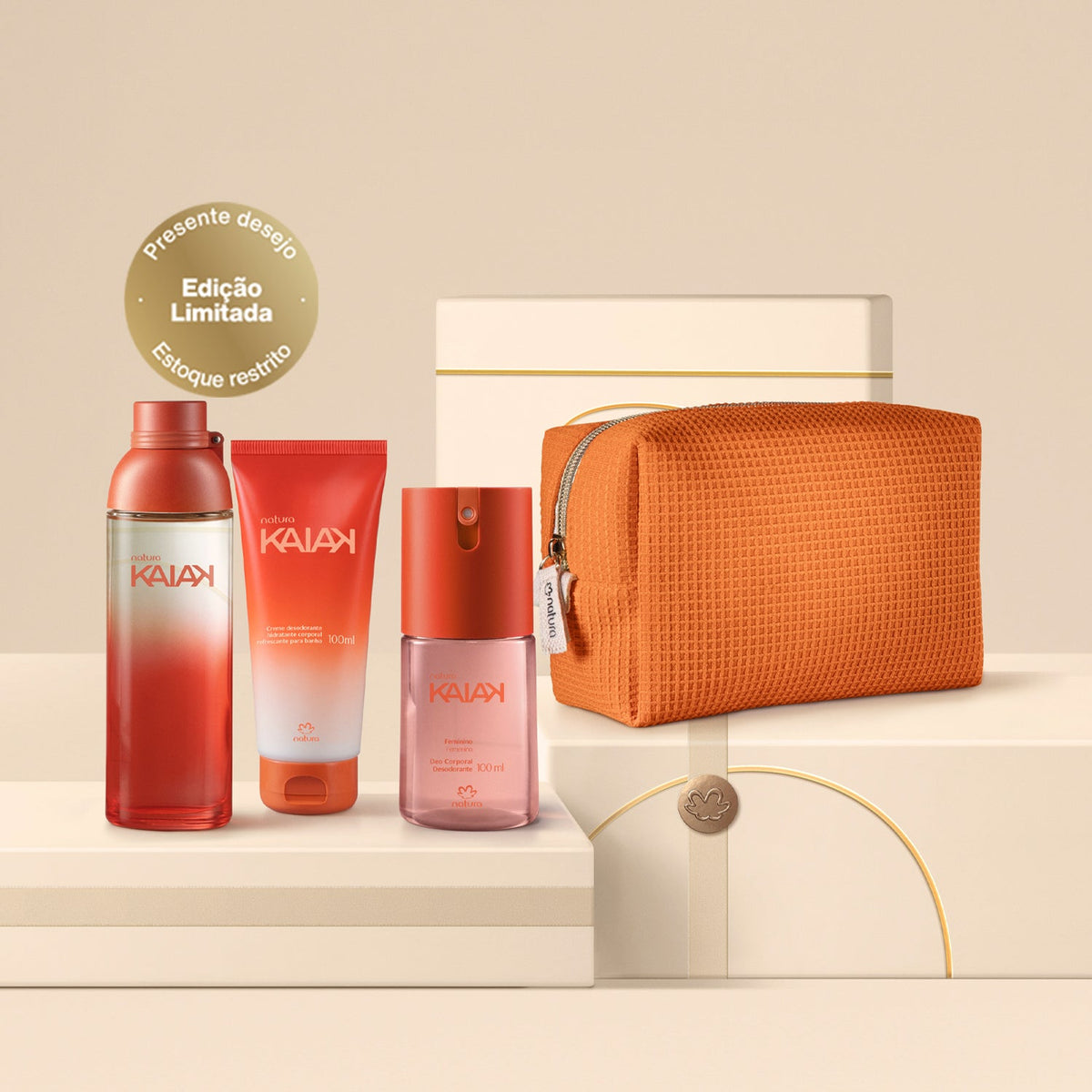 Presente Natura Kaiak Feminino com Acessório